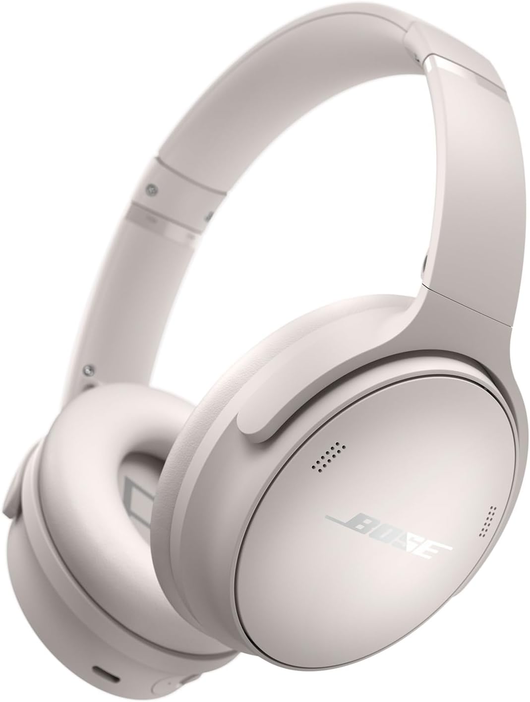 Bose QuietComfort SC Wireless Noise Cancelling Headphones – Bluetooth Over-Ear, Up to 24 Hours Battery, White Smoke