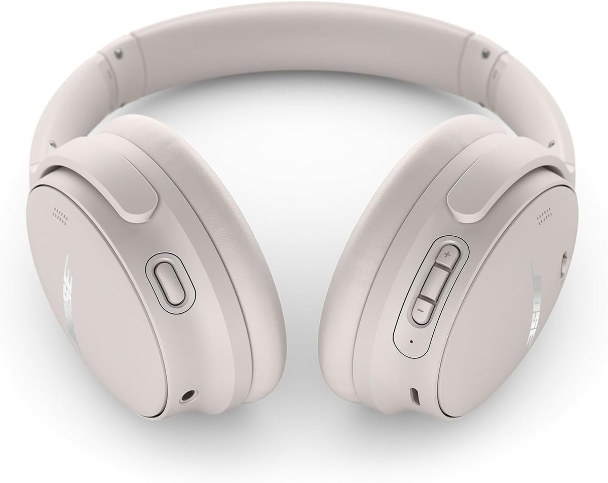 Bose QuietComfort SC Wireless Noise Cancelling Headphones – Bluetooth Over-Ear, Up to 24 Hours Battery, White Smoke