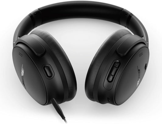 Bose QuietComfort Wireless Noise Cancelling Headphones – Bluetooth Over-Ear, 24-Hour Battery, Adjustable EQ, Black