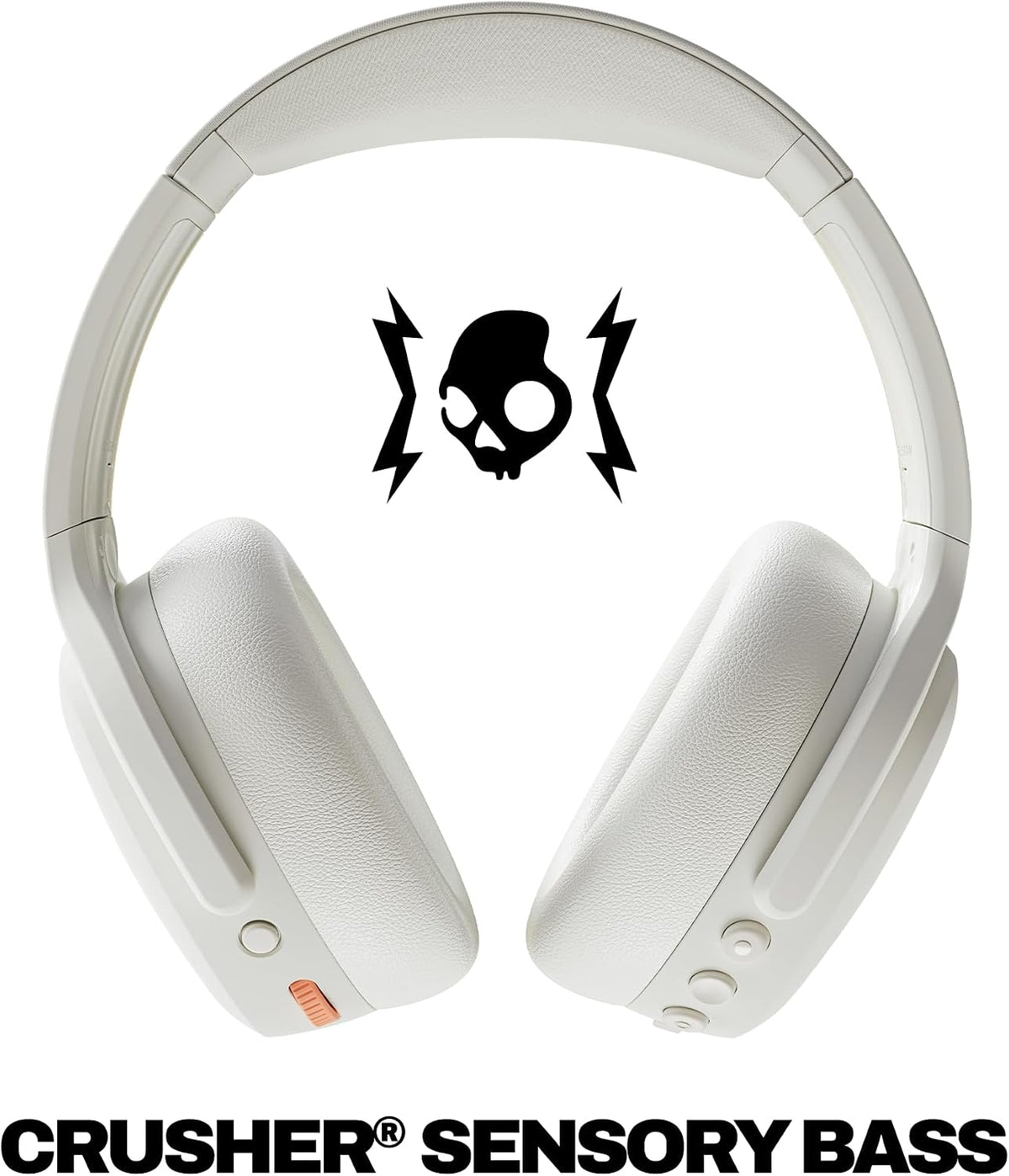 Skullcandy Crusher ANC 2 Wireless Bluetooth Over-Ear Headphones – Active Noise Cancellation, Skull-iQ Smart Features, Voice Control, Bone