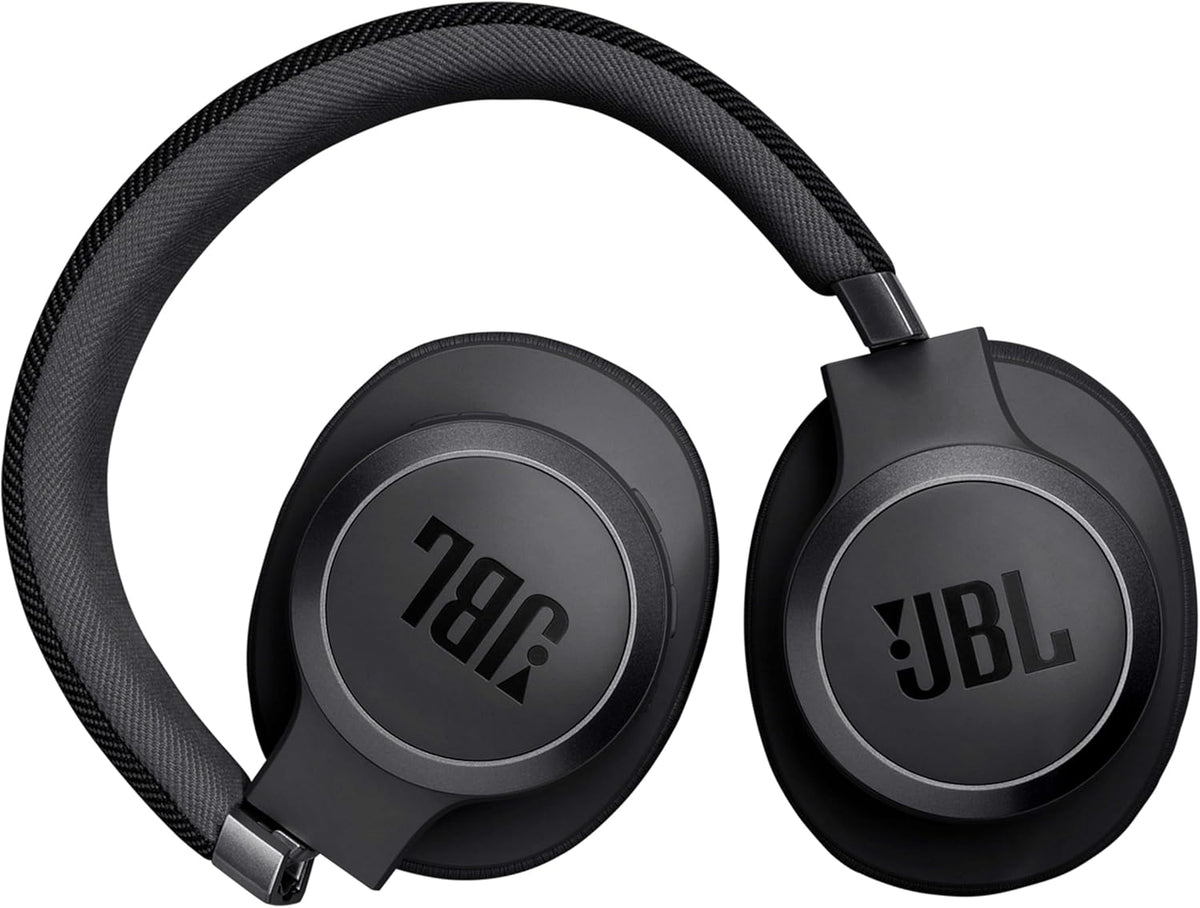 JBL Live 770NC Wireless Over-Ear Headphones – Adaptive Noise Cancelling, JBL Spatial Sound, 65-Hour Battery, Black