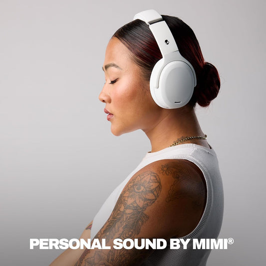 Skullcandy Crusher ANC 2 Wireless Bluetooth Over-Ear Headphones – Active Noise Cancellation, Skull-iQ Smart Features, Voice Control, Bone