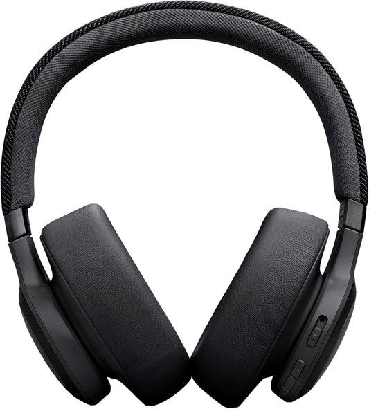 JBL Live 770NC Wireless Over-Ear Headphones – Adaptive Noise Cancelling, JBL Spatial Sound, 65-Hour Battery, Black