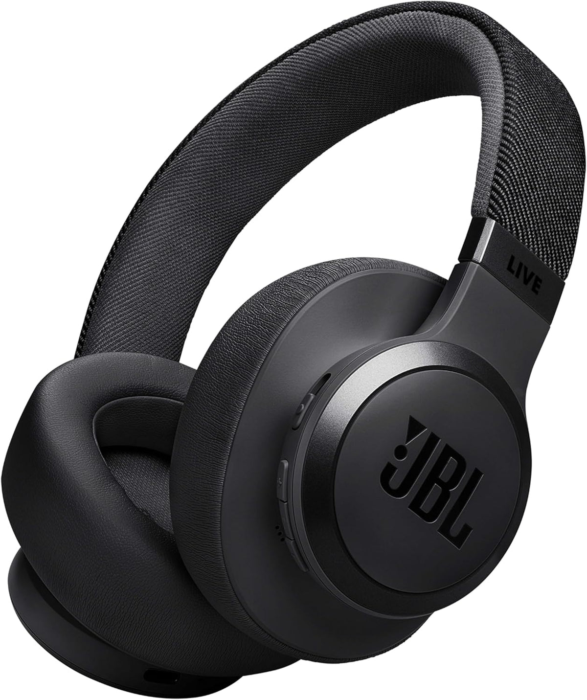 JBL Live 770NC Wireless Over-Ear Headphones – Adaptive Noise Cancelling, JBL Spatial Sound, 65-Hour Battery, Black