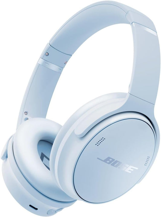 Bose QuietComfort Wireless Noise Cancelling Headphones – Bluetooth Over-Ear, 24-Hour Battery, Adjustable EQ, Ice Blue Limited Edition