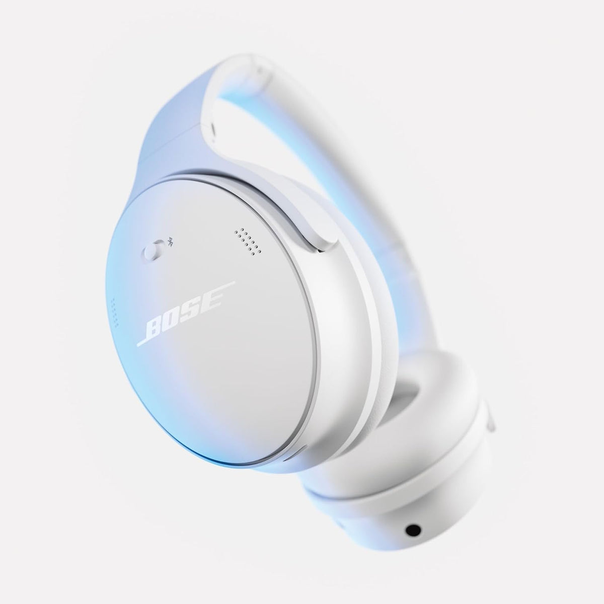 Bose QuietComfort SC Wireless Noise Cancelling Headphones – Bluetooth Over-Ear, Up to 24 Hours Battery, White Smoke