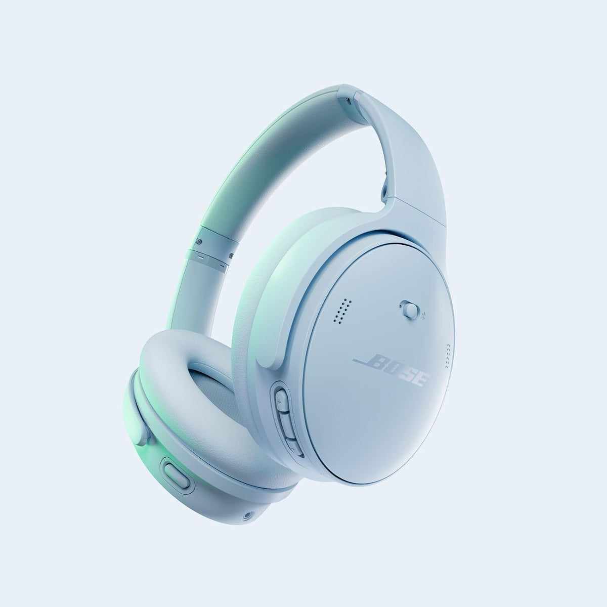 Bose QuietComfort Wireless Noise Cancelling Headphones – Bluetooth Over-Ear, 24-Hour Battery, Adjustable EQ, Ice Blue Limited Edition