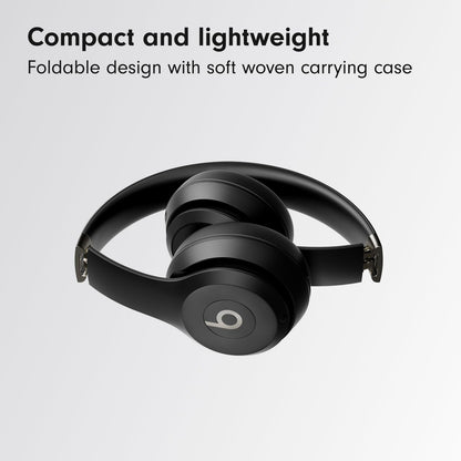 Beats Solo 4 Wireless Bluetooth On-Ear Headphones – Up to 50 Hours Battery, Spatial Audio, Apple & Android Compatible, Matte Black