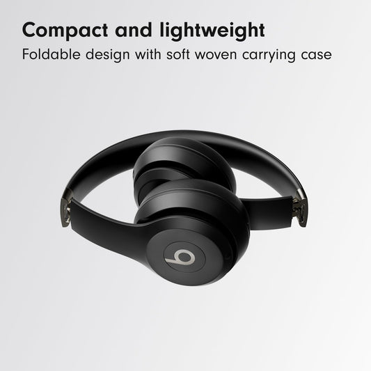 Beats Solo 4 Wireless Bluetooth On-Ear Headphones – Up to 50 Hours Battery, Spatial Audio, Apple & Android Compatible, Matte Black