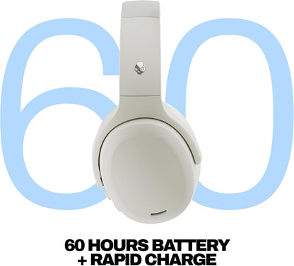 Skullcandy Crusher ANC 2 Wireless Bluetooth Over-Ear Headphones – Active Noise Cancellation, Skull-iQ Smart Features, Voice Control, Bone