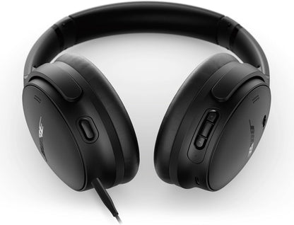 Bose QuietComfort Wireless Noise Cancelling Headphones – Bluetooth Over-Ear, 24-Hour Battery, Adjustable EQ, Black