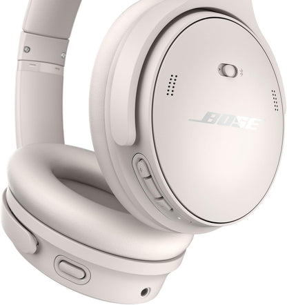 Bose QuietComfort SC Wireless Noise Cancelling Headphones – Bluetooth Over-Ear, Up to 24 Hours Battery, White Smoke