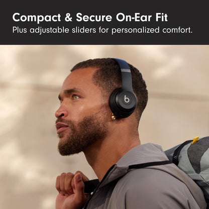 Beats Solo 4 Wireless Bluetooth On-Ear Headphones – Up to 50 Hours Battery, Spatial Audio, Apple & Android Compatible, Matte Black
