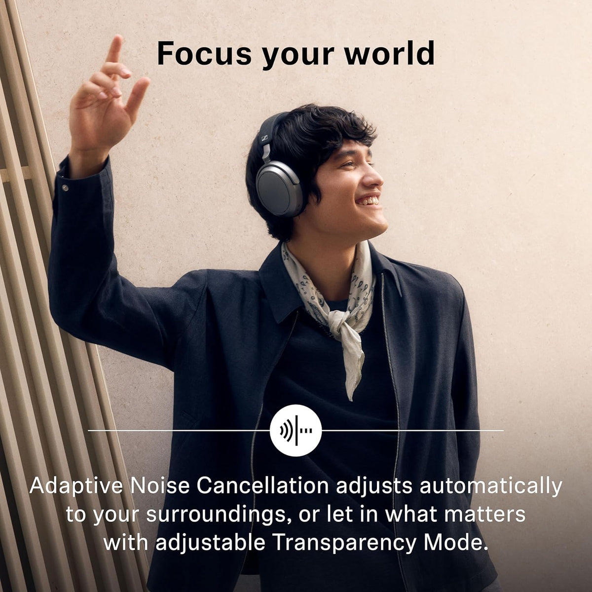 Sennheiser MOMENTUM 4 Wireless Special Edition Headphones – Adaptive ANC, 60-Hour Battery, Customizable Sound, Black/Copper