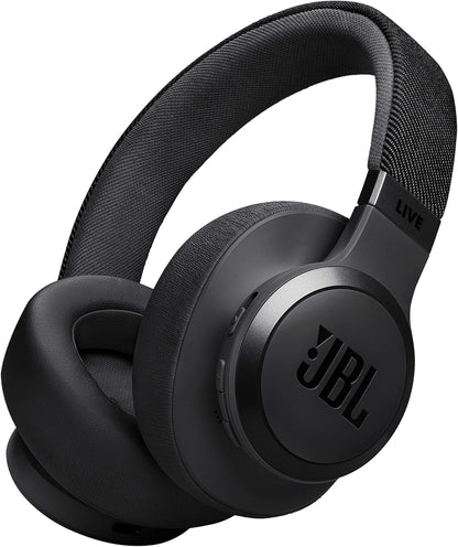 JBL Live 770NC Wireless Over-Ear Headphones – Adaptive Noise Cancelling, JBL Spatial Sound, 65-Hour Battery, Black
